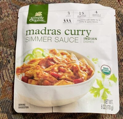 Madras Curry Simmer Sauce, Madras Curry