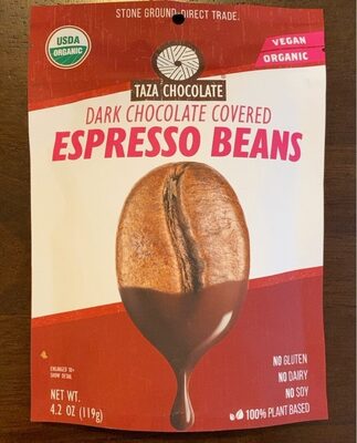 Dark Chocolate Covered Espresso Beans, Dark Chocolate