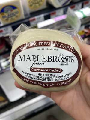 Cherrywood Smoked Handmade Fresh Mozzarella, Cherrywood Smoked