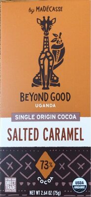 Salted Caramel Uganda 73% Cocoa Single Origin Chocolate, Salted Caramel