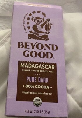 Pure Dark 80% Cocoa Heirloom Chocolate, Pure Dark