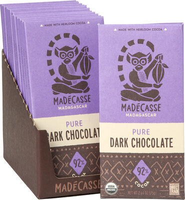 Pure Dark 92% Cocoa Heirloom Chocolate, Pure Dark