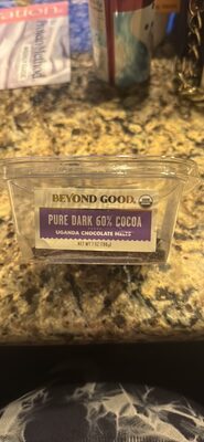 Pure Dark 60% Cocoa Uganda  Chocolate Melts