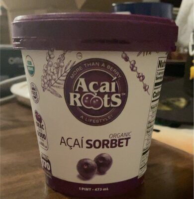 Organic Premium Acai Sorbet, Acai