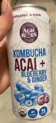 Acai + Blueberry & Ginger Kombucha, Acai + Blueberry & Ginger