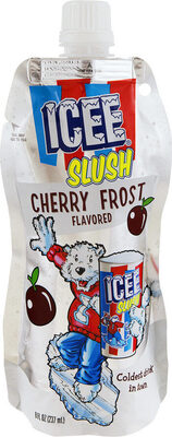 Cherry Frost Flavored Slush Drink, Cherry Frost