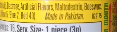 Hazardously Sour Candy