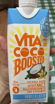 Vanilla Latte Flavored Coconut Water And Mct, Vanilla Latte