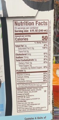 Original Coconut Milk Non-Dairy Beverage, Original