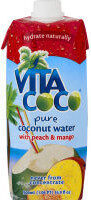 Pure Coconut Water, Peach & Mango