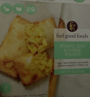 Potato, Egg & Cheese Pockets, Potato, Egg & Cheese
