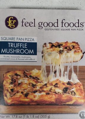 Truffle Mushroom Ricotta, Mozzarella, Mushrooms, Caramelized Onions & Flavored With Truffle Oil Square Pan Pizza, Truffle Mushroom