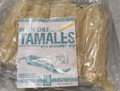Hatch Chile With Monterrey Jack Tamalls, Hatch Chile With Monterrey Jack