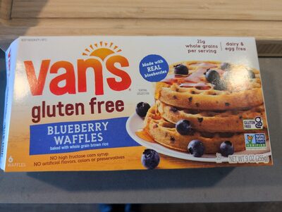 Gluten Free Blueberry Waffles, Blueberry