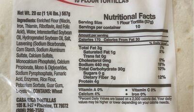 Flour Tortillas