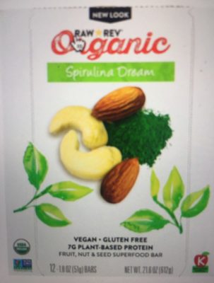 Spirulina Dream Fruit, Nut & Seed Superfood Bars, Spirulina Dream
