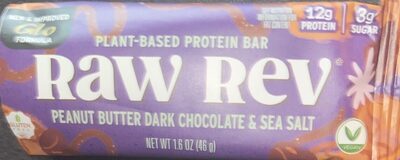 Peanut Butter, Dark Chocolate & Sea Salt Bar With Raw Superfoods, Peanut Butter, Dark Chocolate & Sea Salt