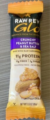Crunchy Peanut Butter & Sea Salt Bar With Raw Superfoods, Crunchy Peanut Butter & Sea Salt