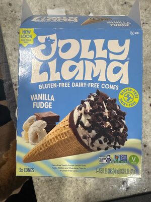 Vanilla Fudge Sundae Cones, Vanilla