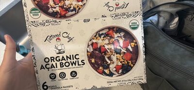Acai Blend With Fruit & Granola Organic Bowls, Acai Blend
