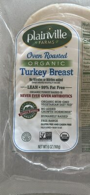 Plainville Farms, Organic Oven Roasted Turkey Breast