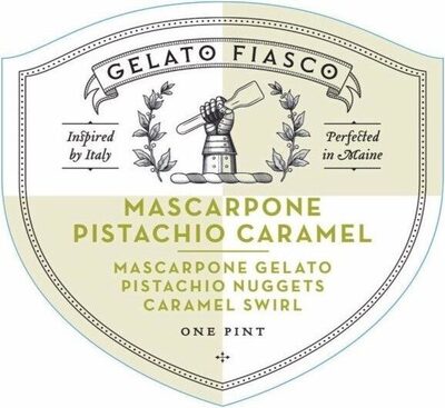 Mascarpone Pistachio Caramel Gelato, Mascarpone Pistachio Caramel