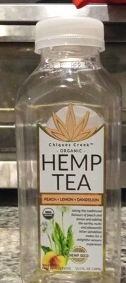 Peach + Lemon + Dandelion Organic Hemp Tea, Peach + Lemon + Dandelion