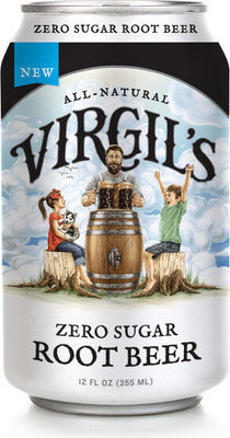 Zero Sugar Root Beer Soda, Root Beer