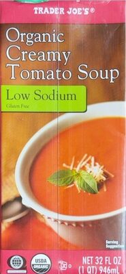 Trader Joe's, Organic Creamy Tomato Soup