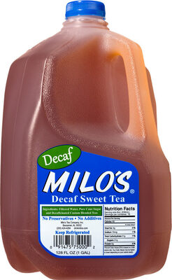 Decaf Sweet Tea, Sweet