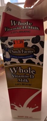 3.25% Vitamin D Whole Milk