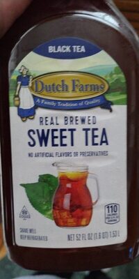 Black Real Brewed Sweet Tea, Black