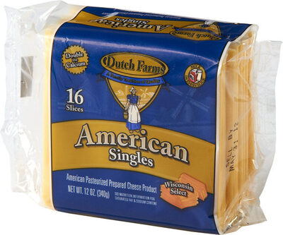Dutch Farms, American Singles Pasteurized Prepared Cheese Product