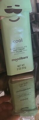 Dark Chocolate Mint Cream Moodibars, Dark Chocolate Mint Cream