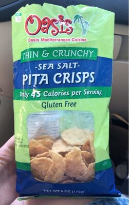 Thin & Crunchy Sea Salt Pita Crisps, Thin & Crunchy, Sea Salt