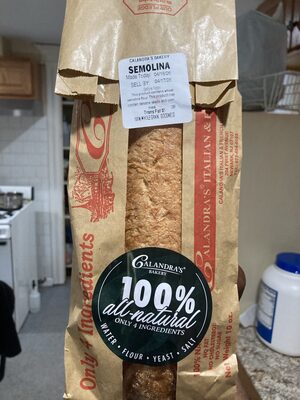 Delicious Semolina Brick Oven Baked Bread