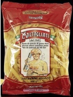 Macaroni Product Organic Durum Wheat Semolina Pasta, Penne Rigate #340