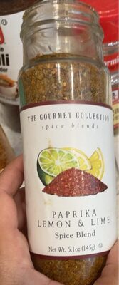 The Gourmet Collection, Paprika Lemon & Lime Spice Blend