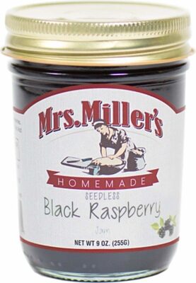 Mrs. Miller's, Homemade Seedless Jams, Black Raspberry, Black Raspberry