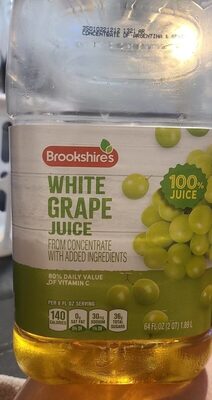100% Juice, White Grape