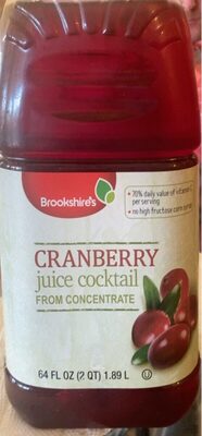Cranberry Juice Cocktail From Concentrate