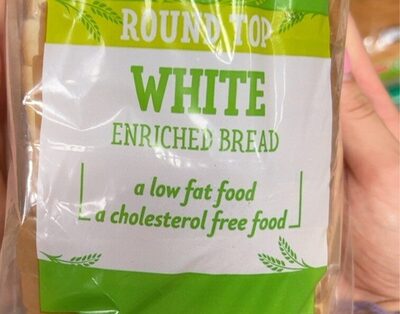White Round Top Enriched Bread, White