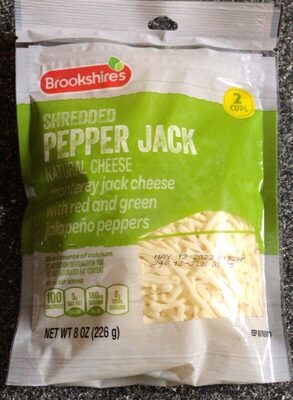 Shredded Pepper Jack Cheese, Shredded Pepper Jack