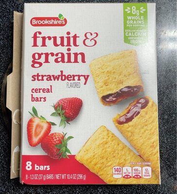 Strawberry Fruit & Grain Cereal Bars, Strawberry