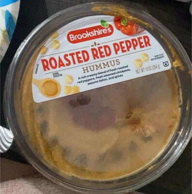 Roasted Red Pepper Hummus, Roasted Red Pepper