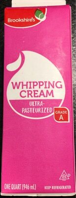 Ultra-Pasteurized Whipping Cream