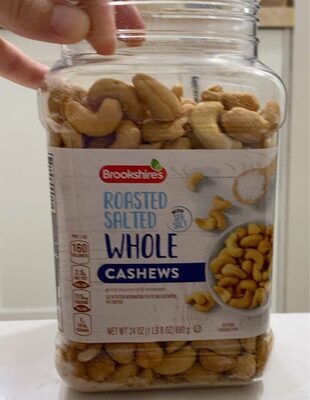 Roasted Salted Whole Cashews, Roasted Salted