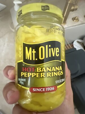 Hot Banana Pepper Rings, Hot Banana