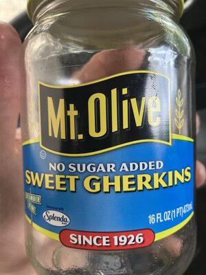 Sweet No Sugar Added Gherkins, Sweet