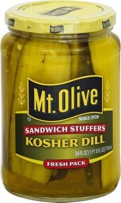 Kosher Dill Sandwich Stuffers, Kosher Dill